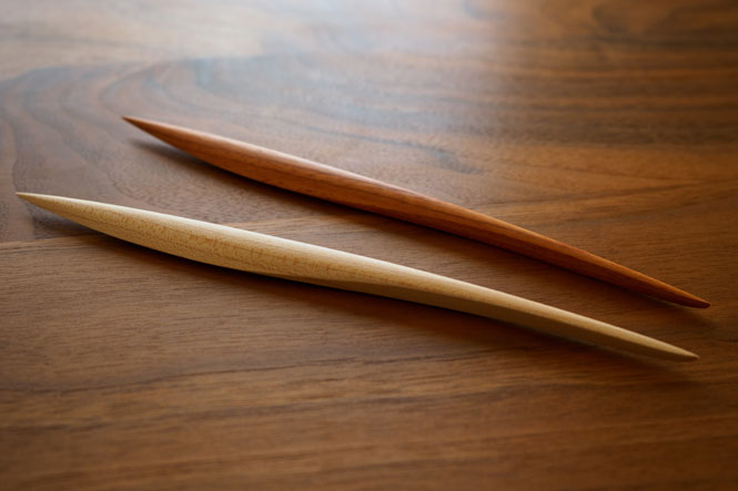 スタジオユタカ 木のペーパーナイフ メープル カリン